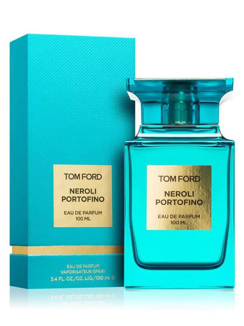 Tom Ford Neroli Portofino perfume bottle and packaging on a white background