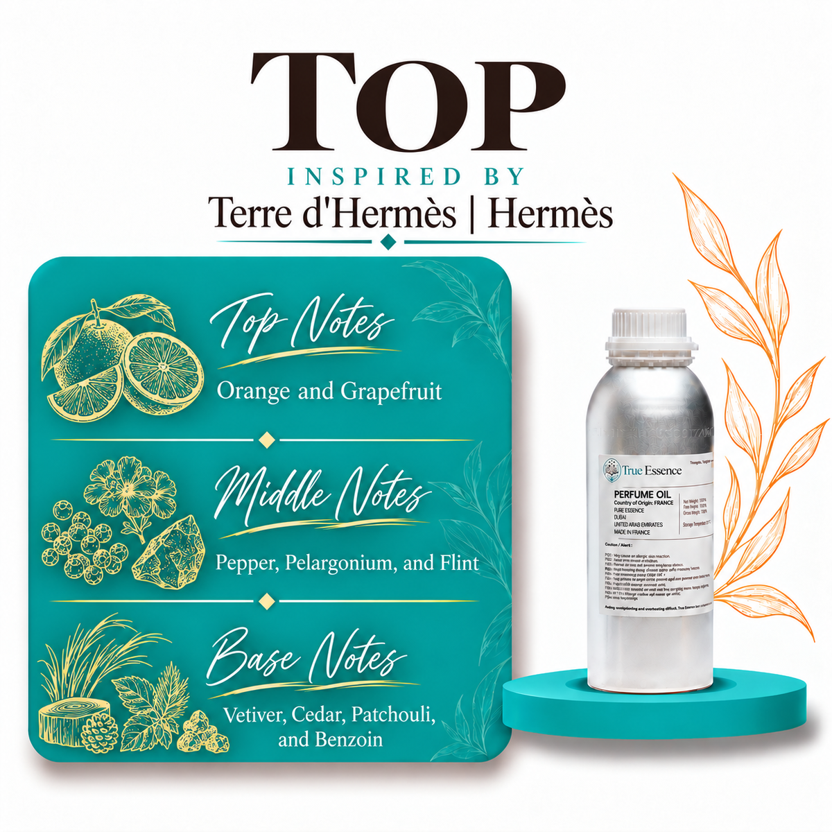 TOP Inspired By Terre d' Hermes | Hermes | Medium Quality