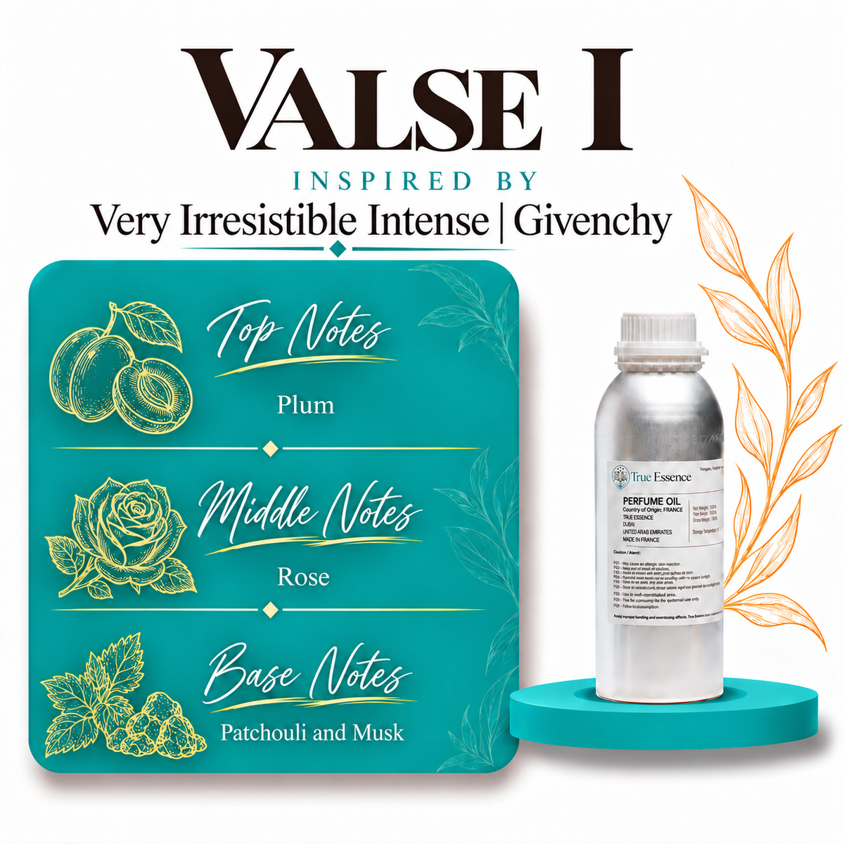 VALSE I Inspired by Very Irresistible Intense | Givenchy | Medium Quality