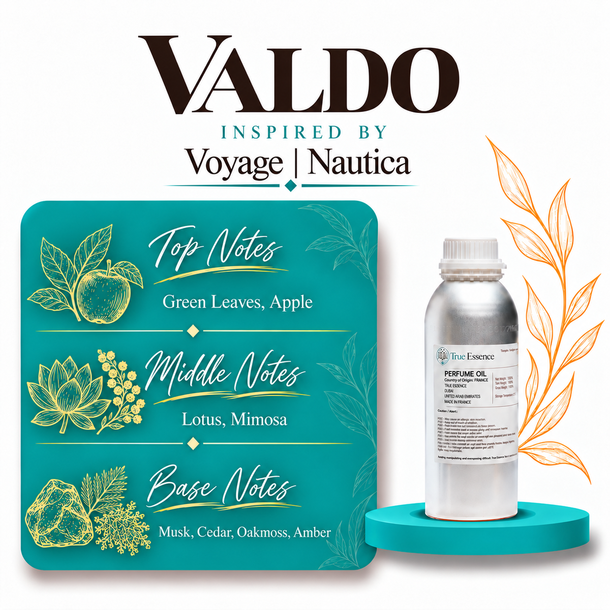 VALDO Inspired by Voyage | Nautica | Medium Quality