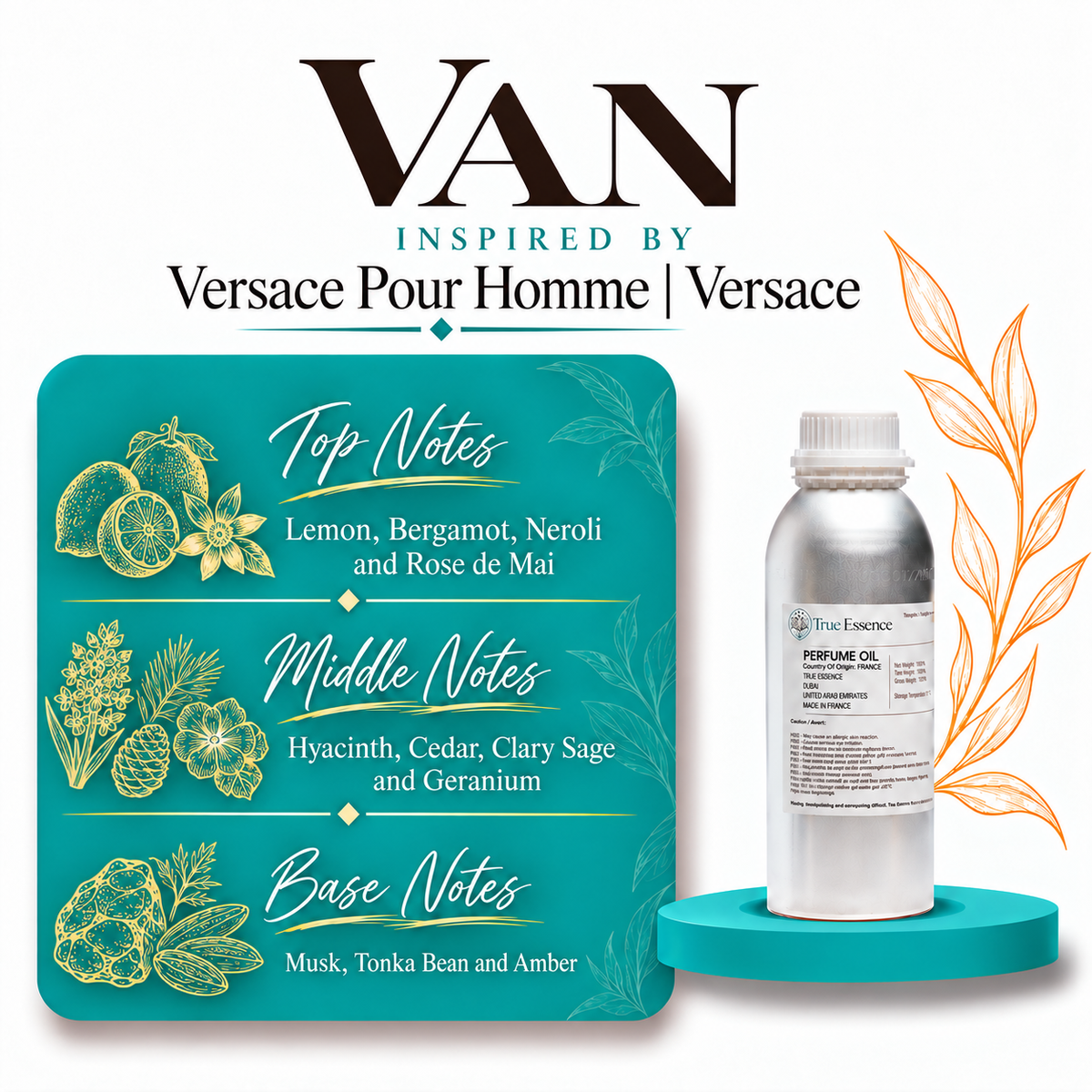 VAN Inspired By Versace Pour Homme | Versace | Medium Quality