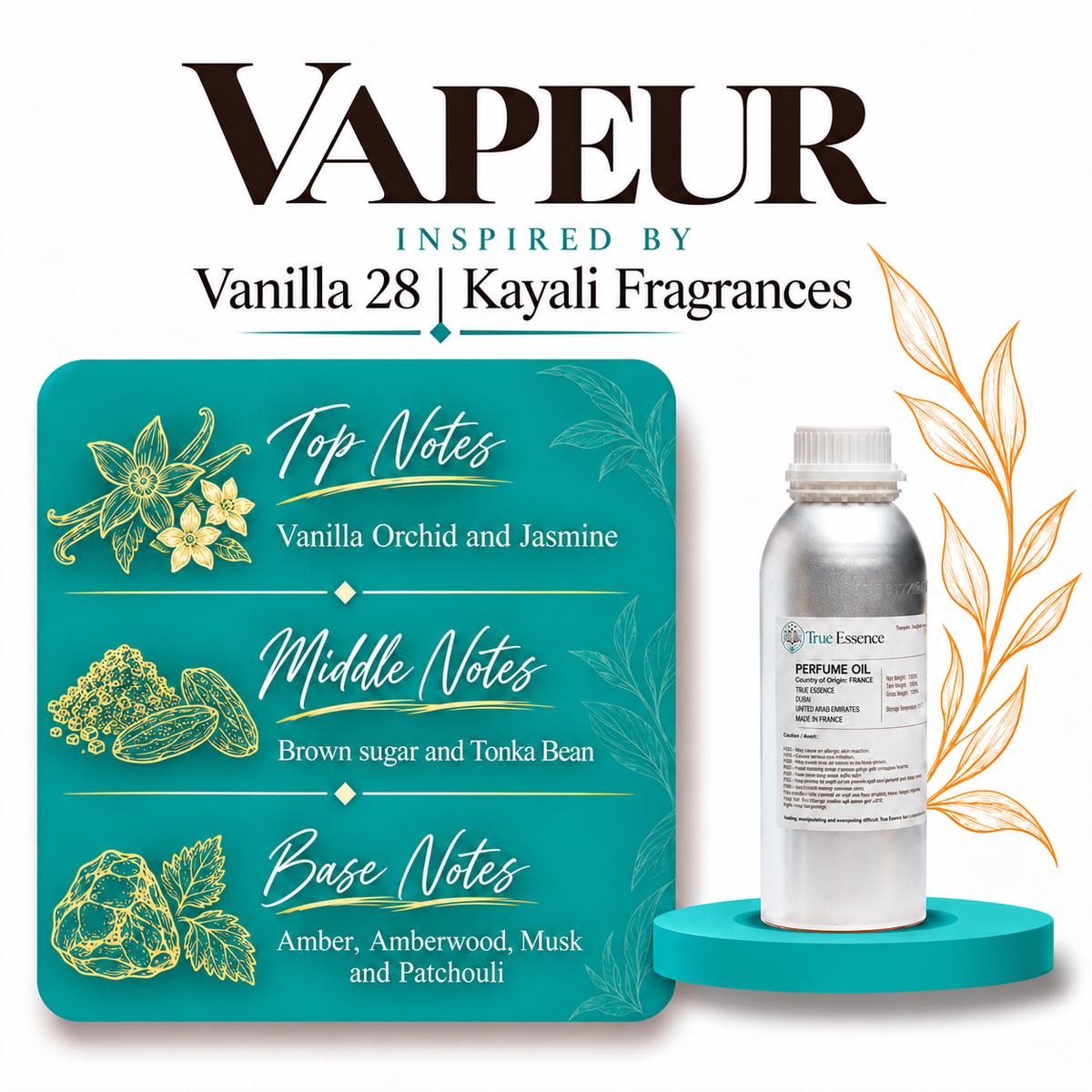 VAPEUR Inspired By Vanilla 28 | Kayali Fragrances | Medium Quality