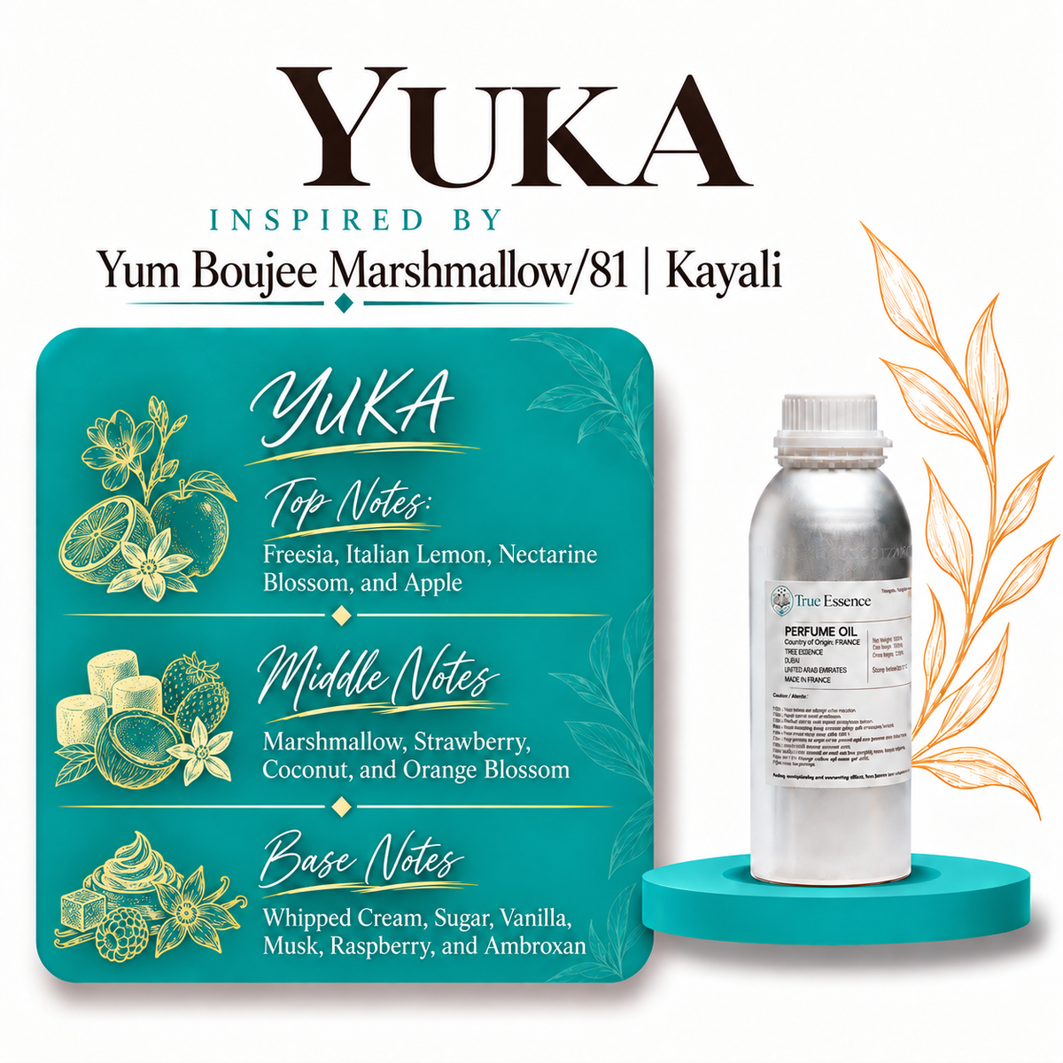 YUKA Inspired by Yum Boujee Marshmallow 81 | Kayali | Top Quality