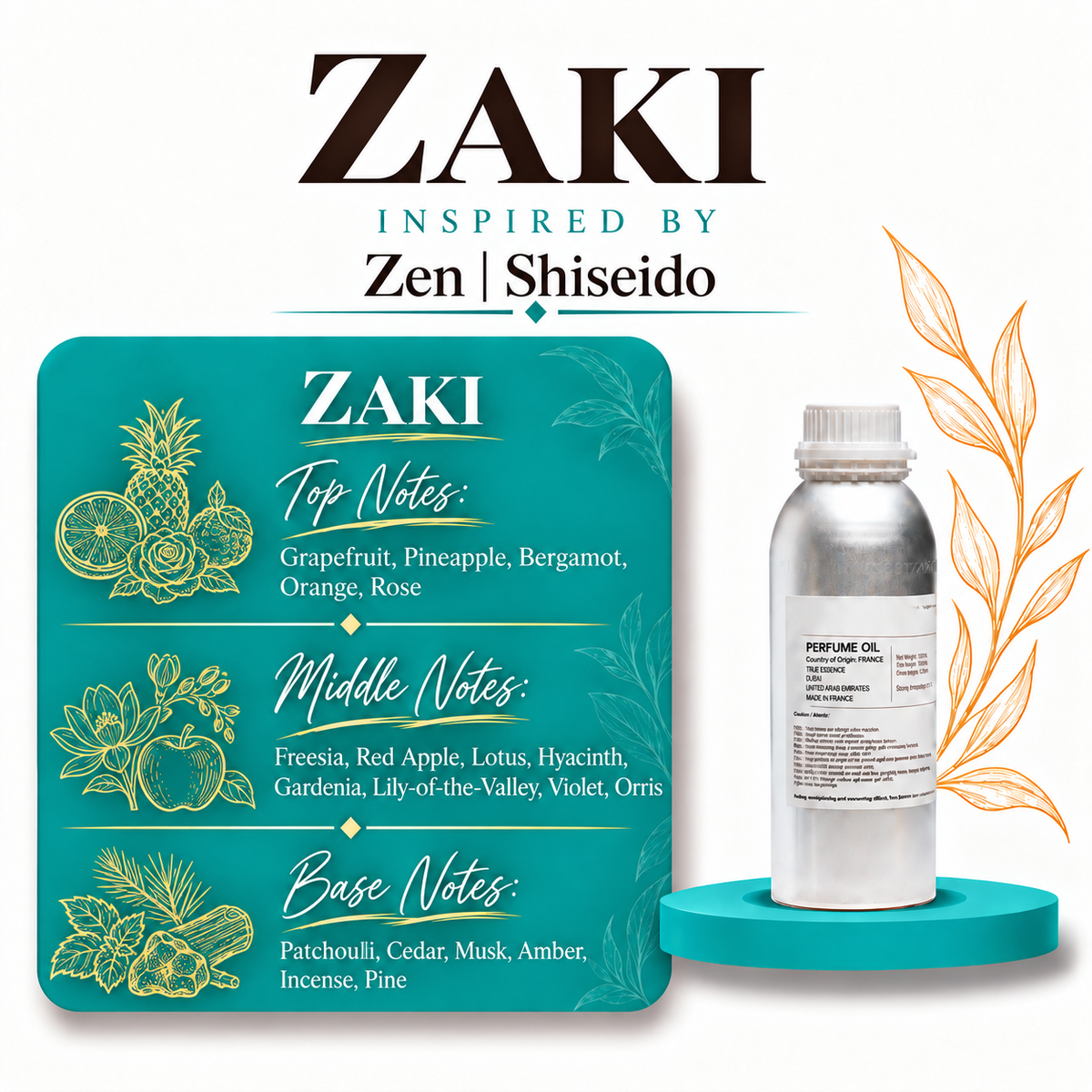 ZAKI Inspired By Zen | Shiseido | Medium Quality