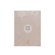 Product packaging with 'Rose Noir' branding on a beige background