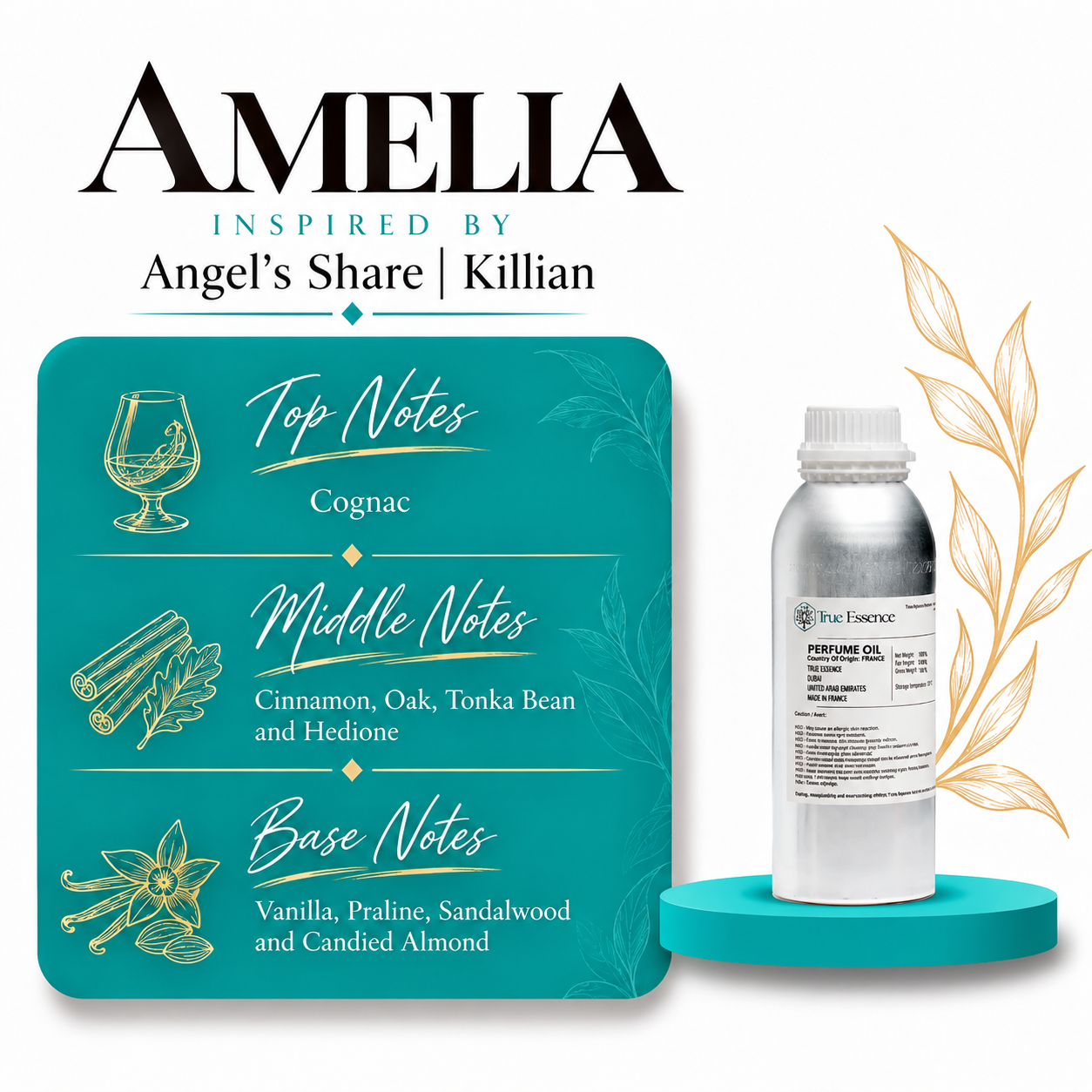 AMELIA Inspired by Angel’s Share | Killian | Top Quality