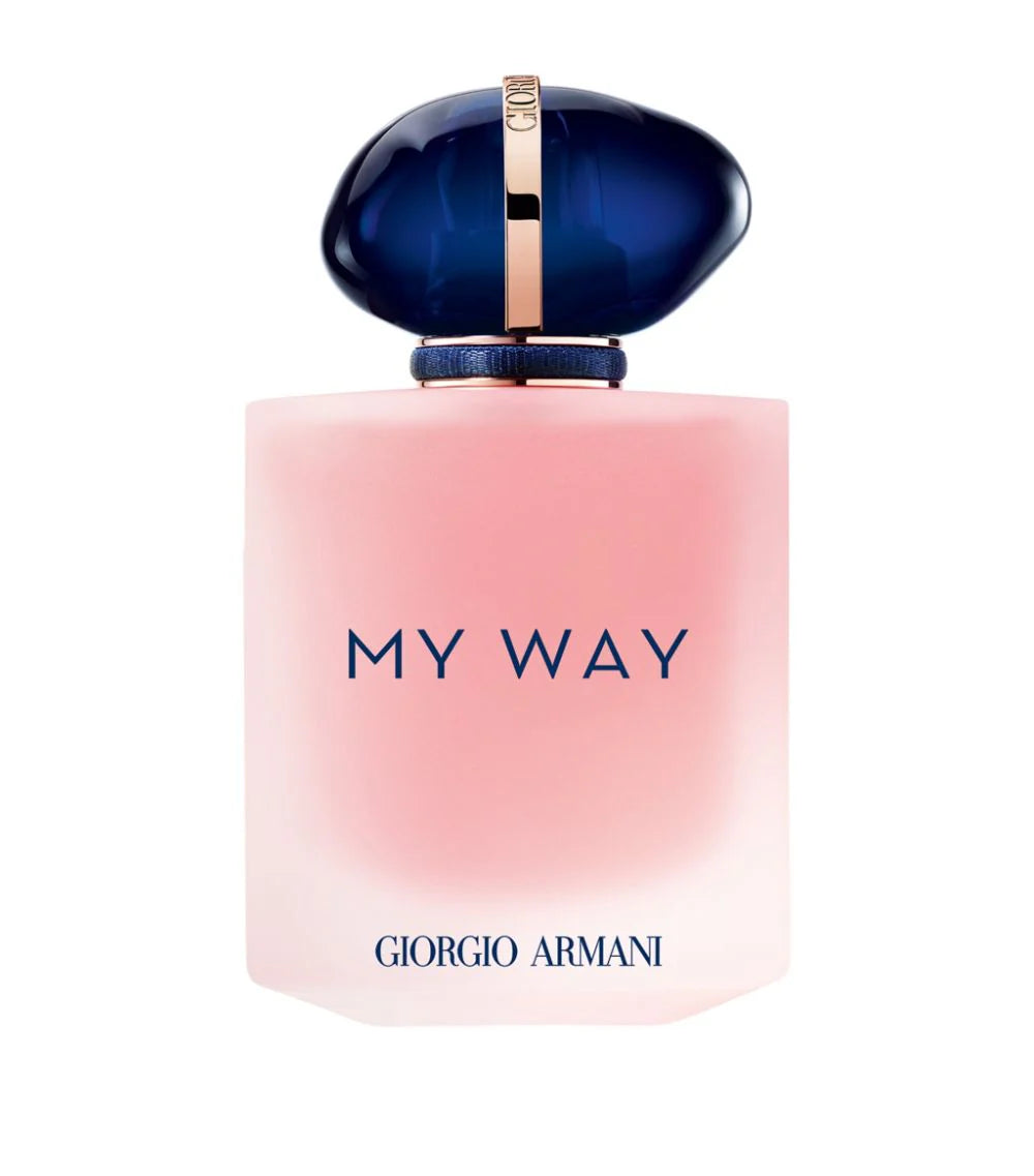 Giorgio Armani 'My Way' perfume bottle on a white background