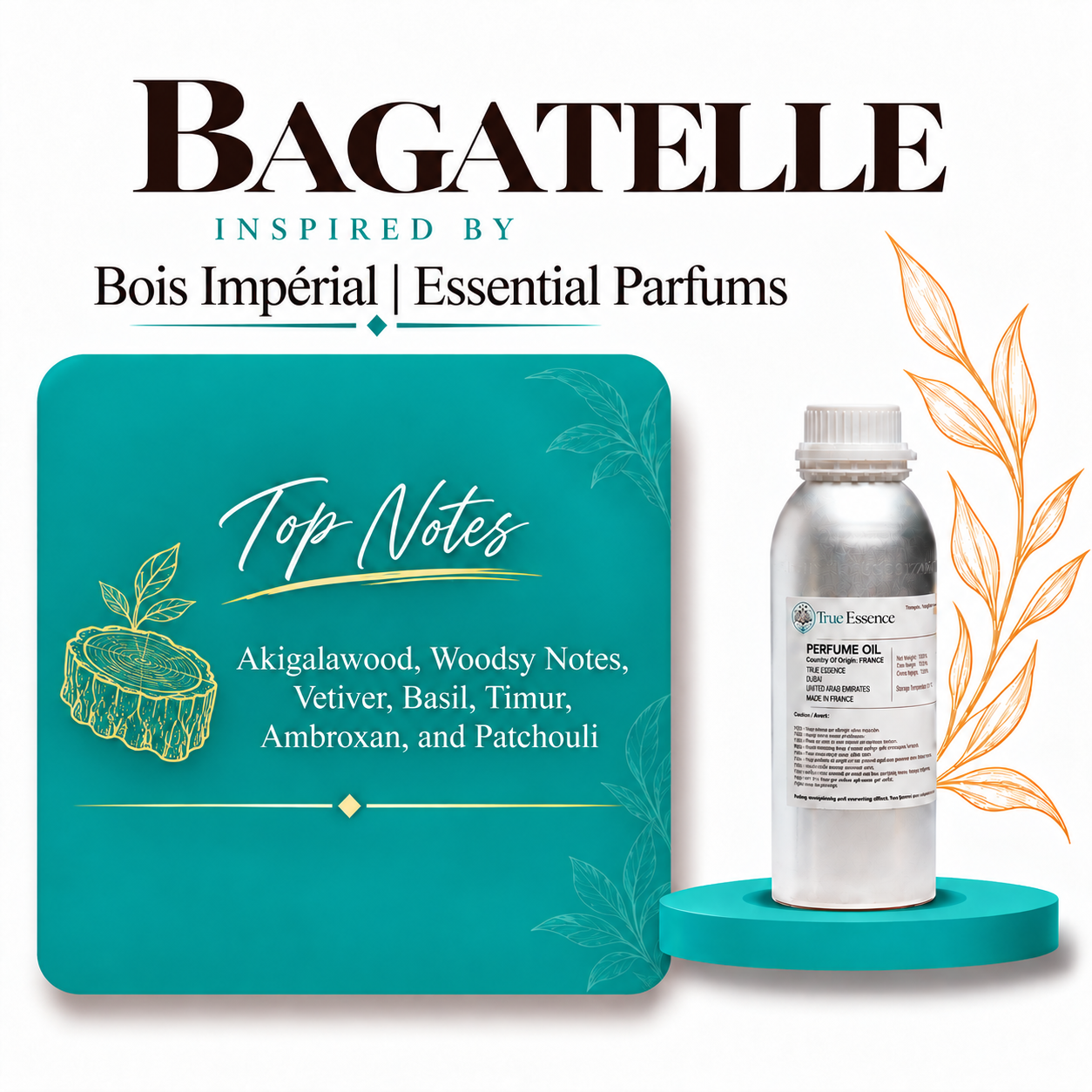 BAGATELLE Inspired By Bois Impérial | Essential Parfums | Top Quality