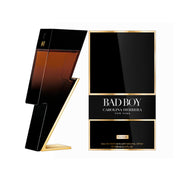 Carolina Herrera Bad Boy perfume bottle and packaging on a white background