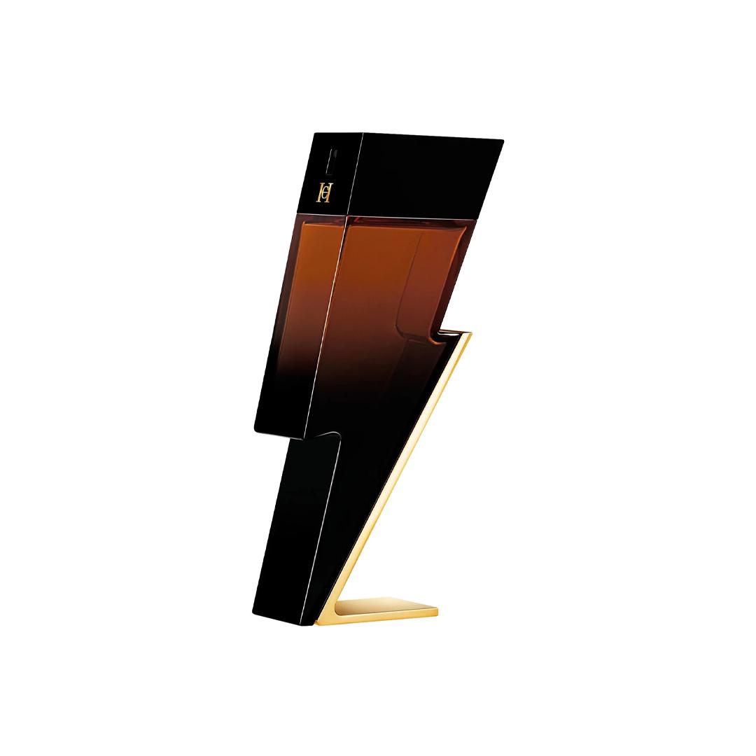 Black and gold electronic device on a white background