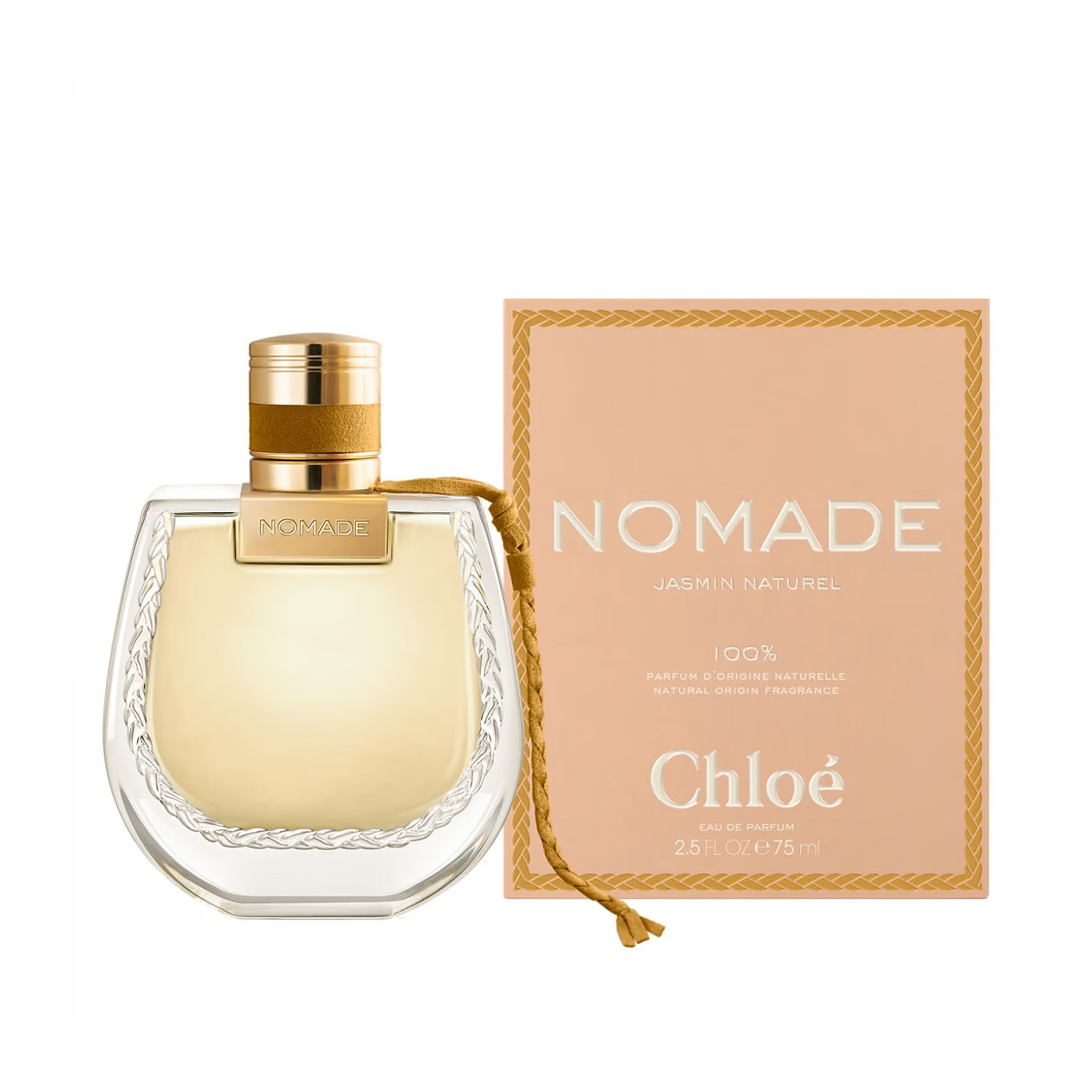Chloe Nomade perfume bottle and packaging on a white background