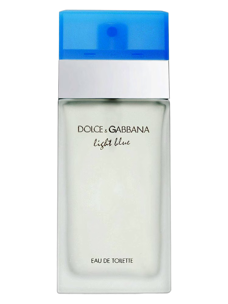 Dolce & Gabbana Light Blue Eau de Toilette bottle on a white background