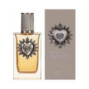 Dolce & Gabbana Devotion perfume bottle and packaging on a white background