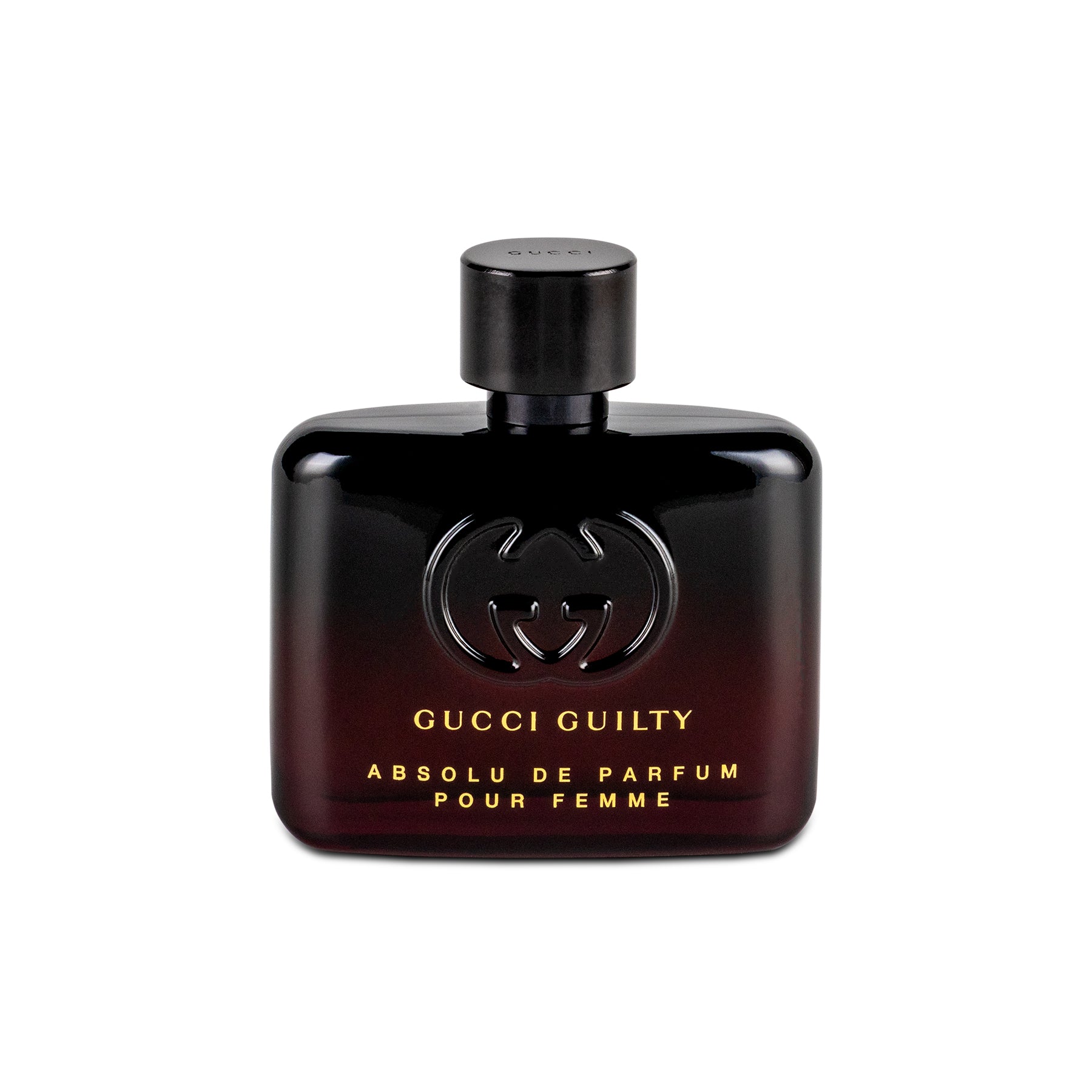 Gucci Guilty Absolu de Parfum pour Femme bottle on a white background