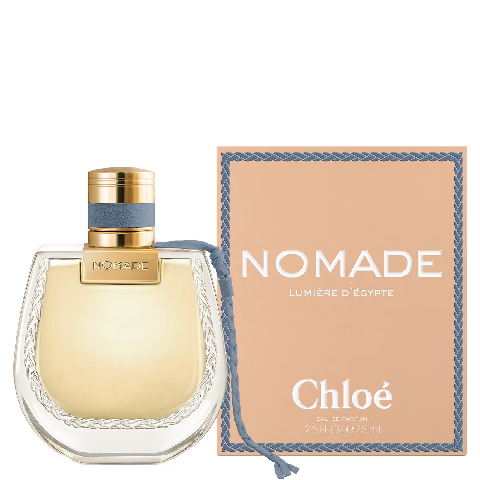 Chloe Nomade perfume bottle and packaging on a white background