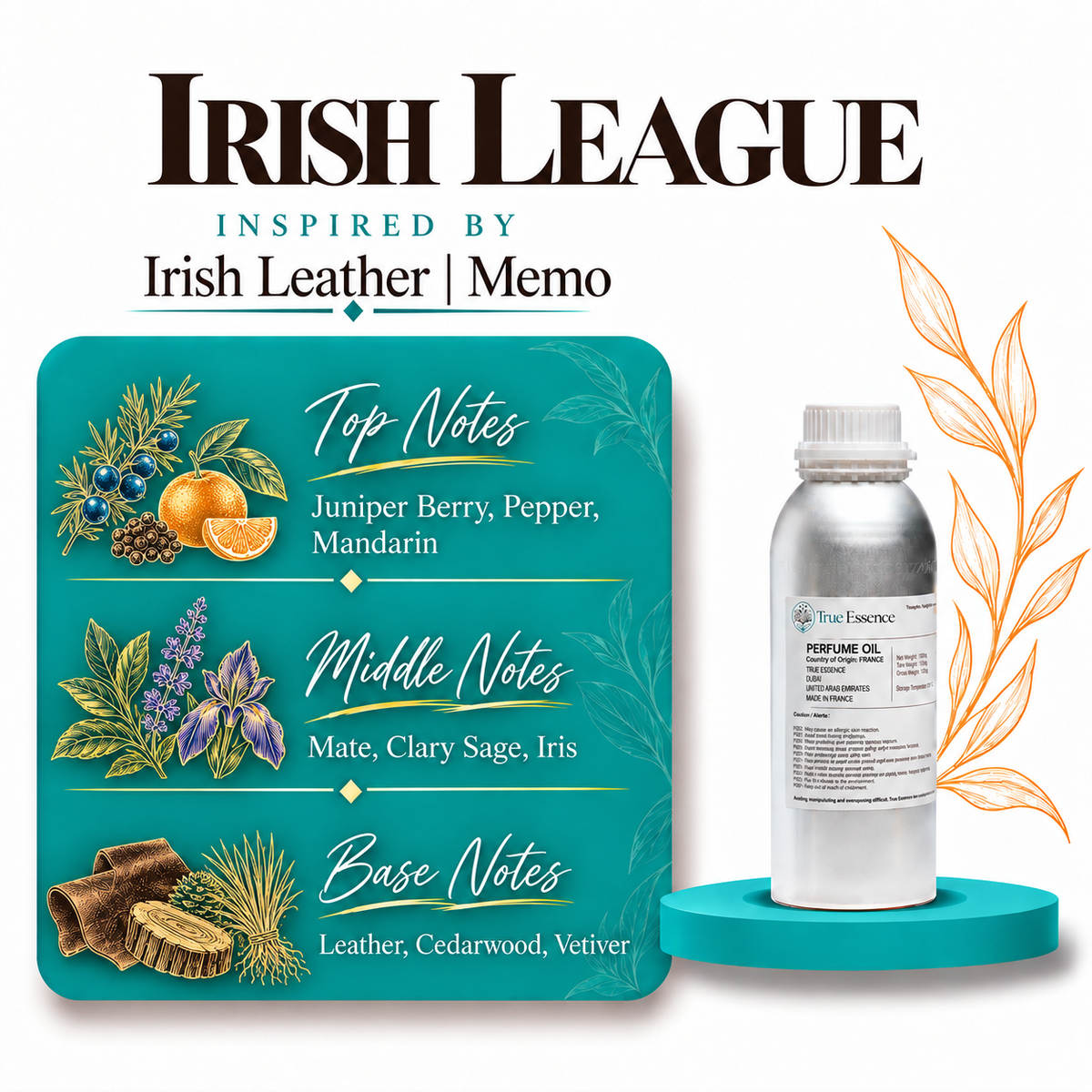 IRISH LEAGUE Inspired by Irish Leather | Memo | Top Quality