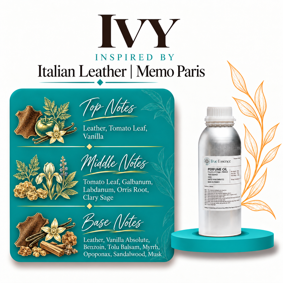 IVY Inspired By Italian Leather | Memo Paris | Medium Quality