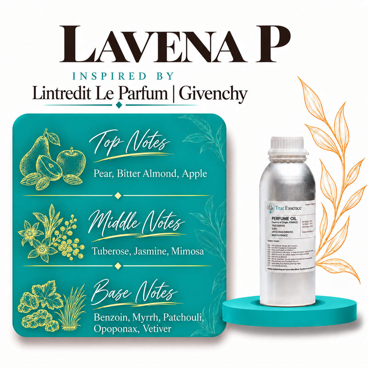LAVENA P Inspired by L’Interdit Le Parfum | Givenchy | Medium Quality