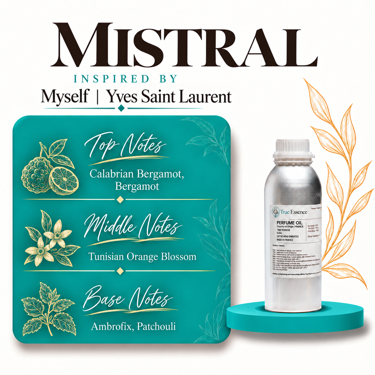 MISTRAL Inspired by Myself | Yves Saint Laurent | Medium Quality
