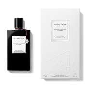 Van Cleef & Arpels perfume bottle and packaging on a white background